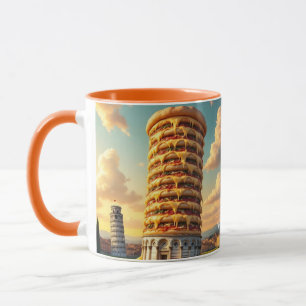 Fantasy Niedlich Pisa Tower Pizza Tasse