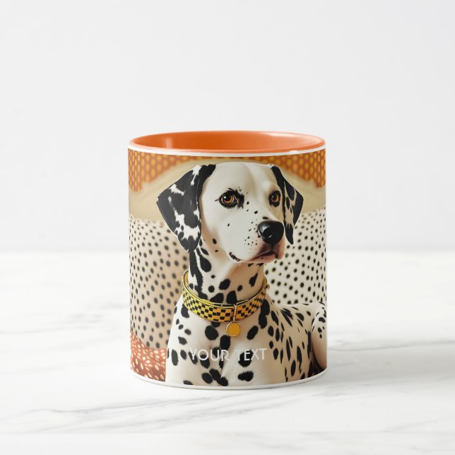 Fantasy Niedlich Polka Dog Dot Tasse (Zentrum)