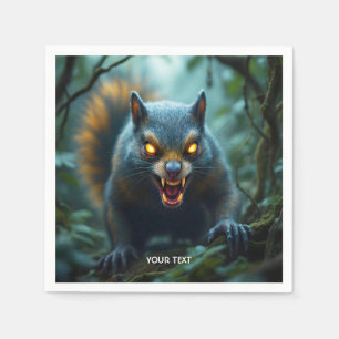 Fantasy Niedlich prähistorisches Eichhörnchen Serviette