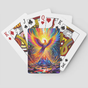 Fantasy Niedlich Prism Phoenix Aufstieg Spielkarten