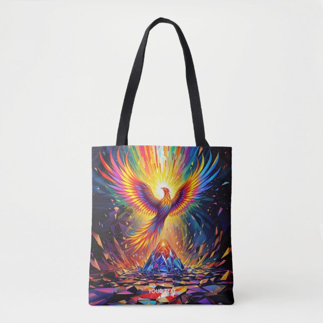 Fantasy Niedlich Prism Phoenix Aufstieg Tasche (Vorderseite)