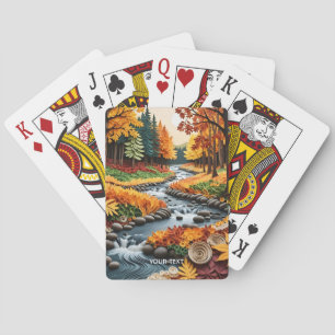 Fantasy Niedlich Quillfall Landschaft Spielkarten