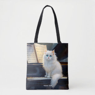 Fantasy Niedlich Ragdoll Chat Auf Piano Tasche
