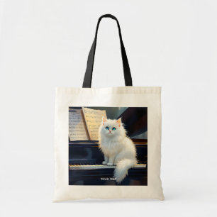 Fantasy Niedlich Ragdoll Chat Auf Piano Tragetasche