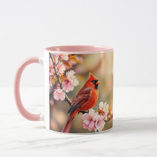 Fantasy Niedlich Red Bird Cherry Tasse (Links)