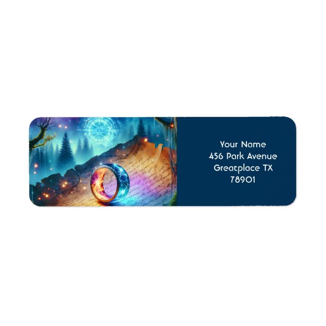 Fantasy Niedlich Ring Forest Skies (Vorne)