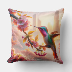 Fantasy Niedlich Sakura Bird City Kissen