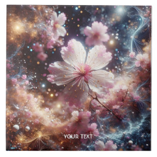 Fantasy Niedlich Sakura Pink Blume Fliese