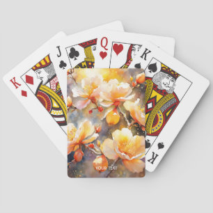 Fantasy Niedlich Schöne Gelbe Blossom Spielkarten