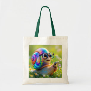 Fantasy Niedlich Snail Phone Blume Tragetasche