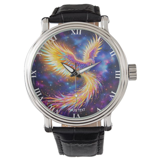 Fantasy Niedlich Starlight Phoenix Space Armbanduhr (Vorderseite)