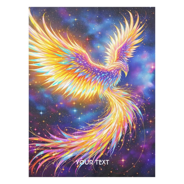 Fantasy Niedlich Starlight Phoenix Space Tischdecke (Vorderseite)