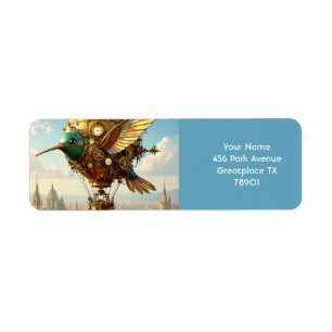 Fantasy Niedlich Steampunk Bird Sky