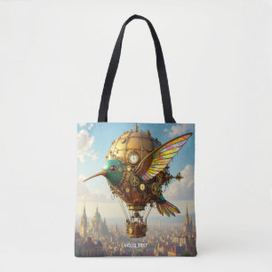 Fantasy Niedlich Steampunk Bird Sky Tasche