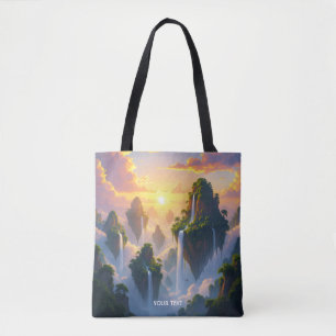 Fantasy Niedlich Sunset Islands Wasserfälle Tasche