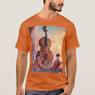 Fantasy Niedlich Violin Girls Tee