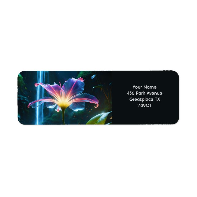 Fantasy Niedlich Viviale Blume Wasserfall Wald (Vorne)