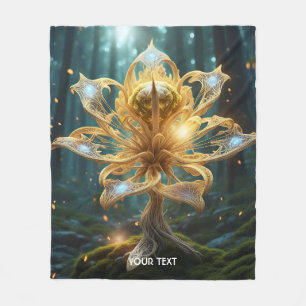Fantasy Niedlich Vivid Beautiful Myth Blume Fleecedecke