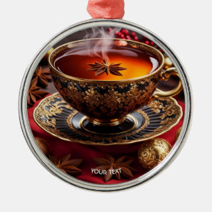 Fantasy Niedlich Vivid Cup Tee Weihnachten Ornament Aus Metall