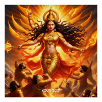 Fantasy Niedlich Vivid Goddess Durga Battle