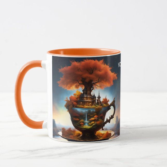 Fantasy Niedlich Vivid Herbstwunder Cup Tasse (Links)