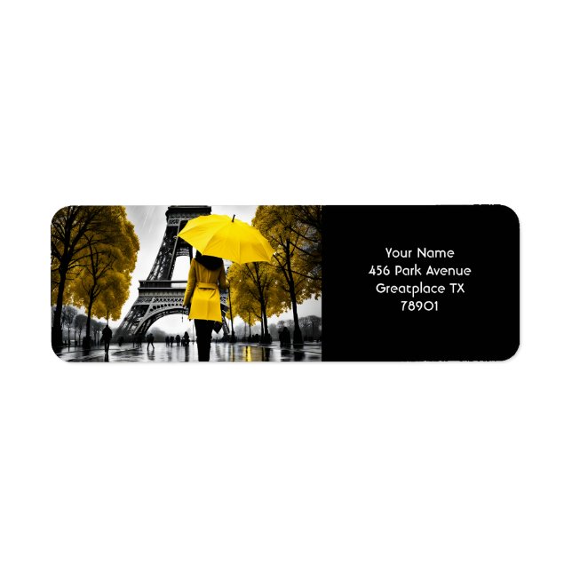 Fantasy Niedlich Vivid Yellow Coat Paris (Vorne)