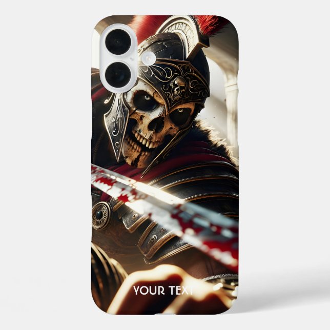 Fantasy Niedlich Warrior Antike Rüstung iPhone 16 Plus Hülle (Rückseite)