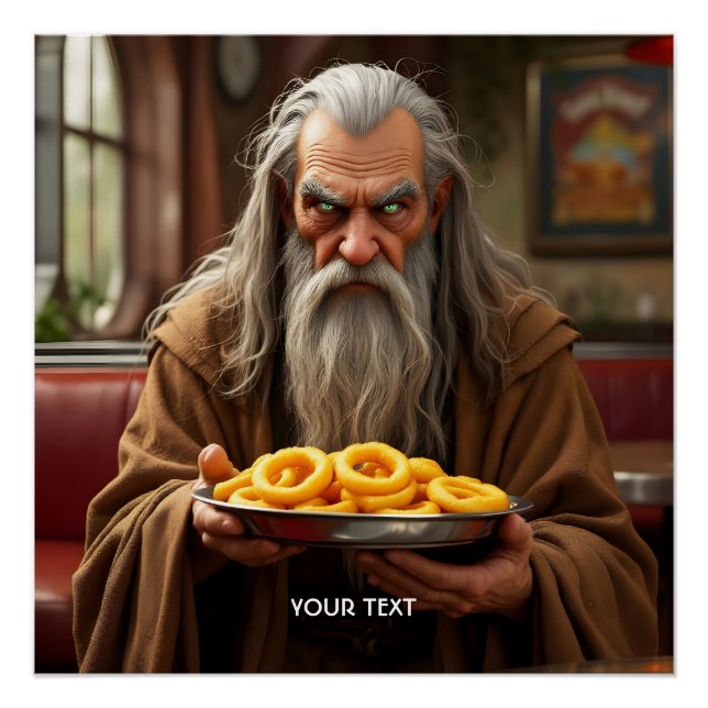 Fantasy Niedlich Wizard Zion Rings Poster (Vorderseite)