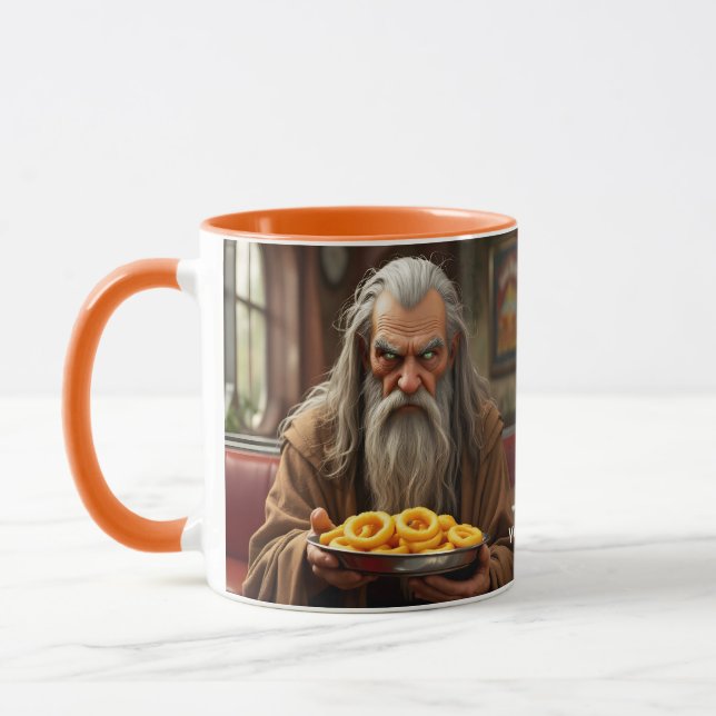 Fantasy Niedlich Wizard Zion Rings Tasse (Links)