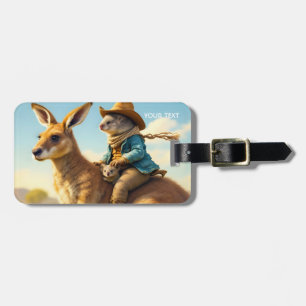 Fantasy Niedlich Wombat Kangaroo Koala Gepäckanhänger