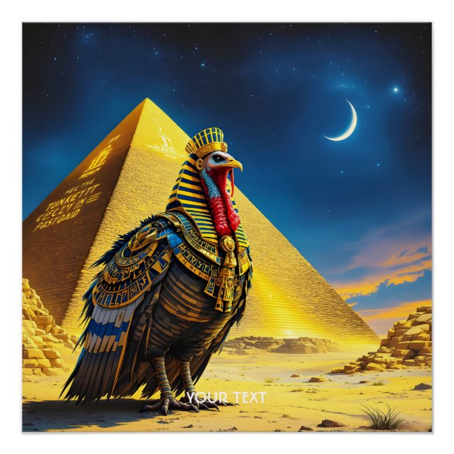 Fantasy Niedlich Wüste Pharaoh Türkei Poster (Vorderseite)