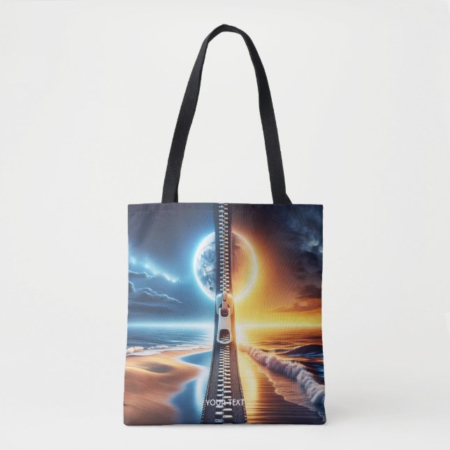 Fantasy Niedlich Zipper Night Day Tasche (Vorderseite)