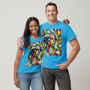 Fantasy Niedliche Abstrakte Surreal Girl T-Shirt