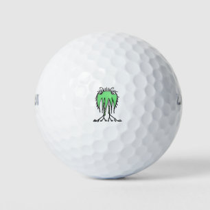 Fantasy-niedliche Alien zeichne Golfball