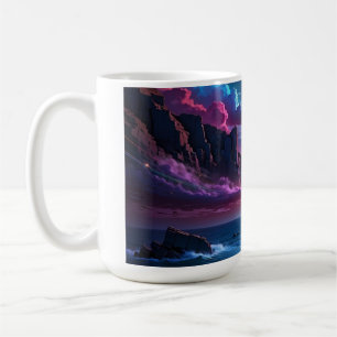 Fantasy-Ozean-Sonnenuntergang-Tasse - Mystische Mo Kaffeetasse