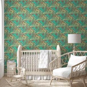 Fantasy Paisley Ornaments Nahtloses Muster 10 Tapete