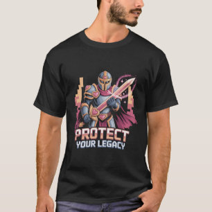 Fantasy-Paladin-Ritter Beschütze Dein Vermächtnis T-Shirt