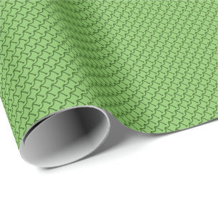 FANTASY PARTY, GREEN DRAGON SCALES PATTERN Novelty Geschenkpapier