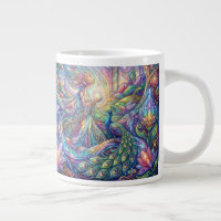 Fantasy-Pfau-Kaffeetasse