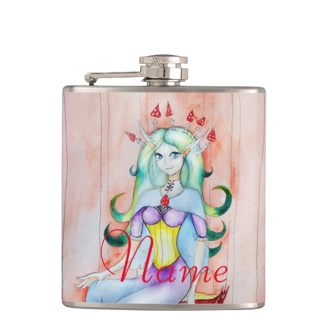Fantasy Pixie Fairy Thunder_Cove Flachmann (Vorderseite)