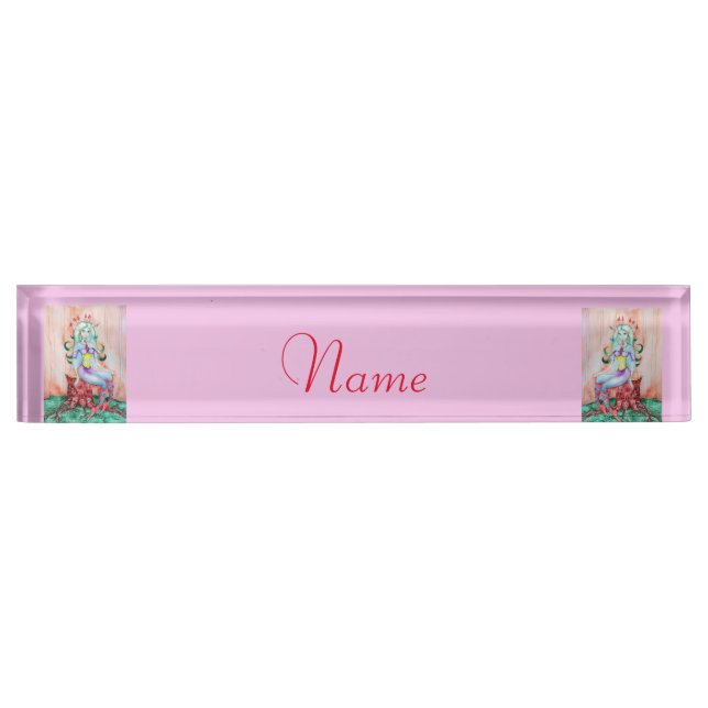 Fantasy Pixie Fairy Thunder_Cove Namensplakette (Vorderseite)