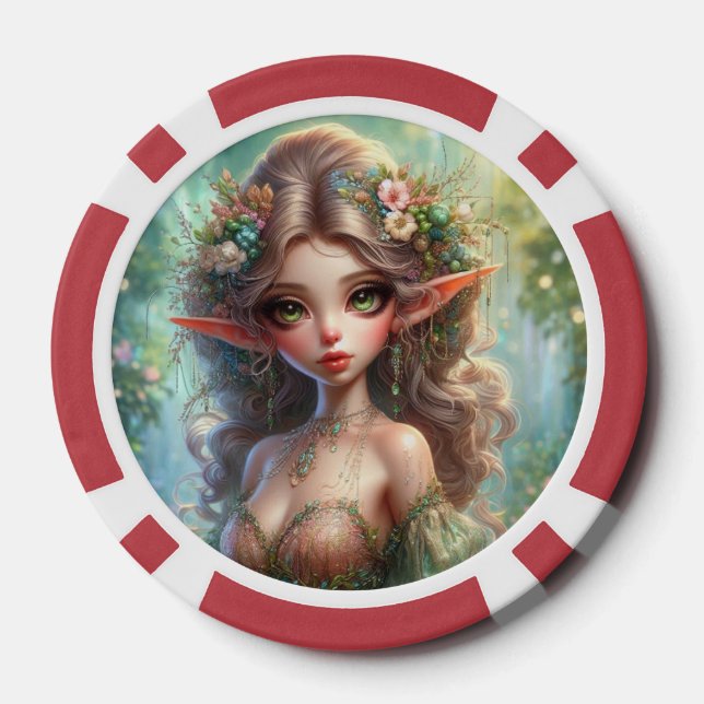 Fantasy Playing Cards Poker Chips (Rückseite)