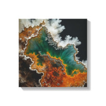 Fantasy Plume Agate Canvas Print