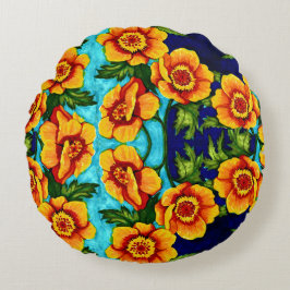 Fantasy Poppies Throw Kissen