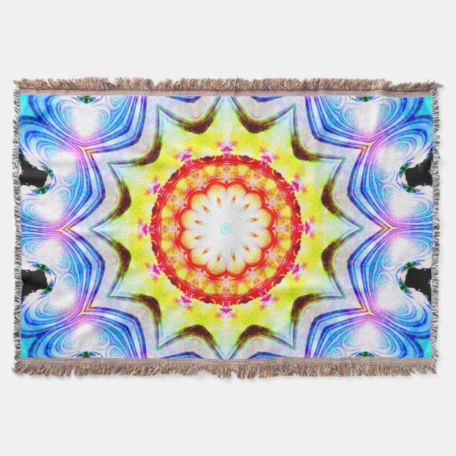 Fantasy Priest Magical Magical Vibranno Mandela Decke (Vorderseite)