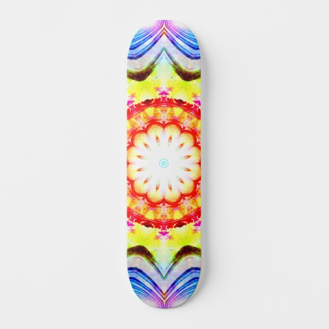 Fantasy Priest Magical Magical Vibranno Mandela Skateboard (Vorderseite)