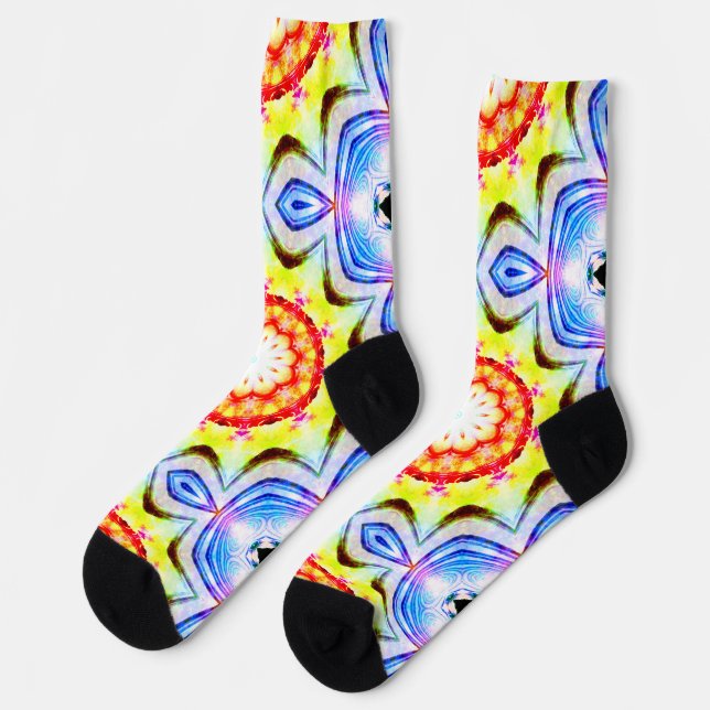 Fantasy Priest Magical Magical Vibranno Mandela Socken (Linkes Detail)
