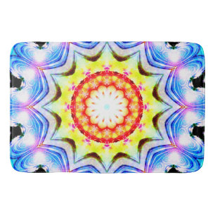 Fantasy Priest Magical Vibrannte Mandela Badematte