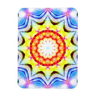 Fantasy Priest Magical Vibrannte Mandela Magnet