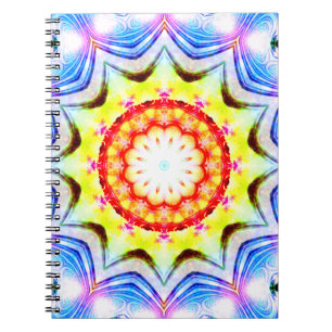 Fantasy Priest Magical Vibrannte Mandela Notizblock